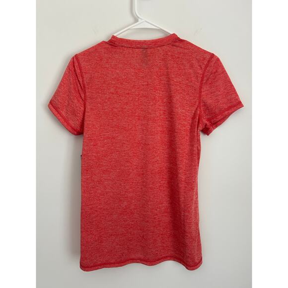 Adidas Women's Tech Tee Heather Color: PL Scarlet NWT Size Small Short Sleeve - Picture 5 of 5